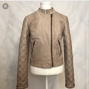 Free People leather jacket
